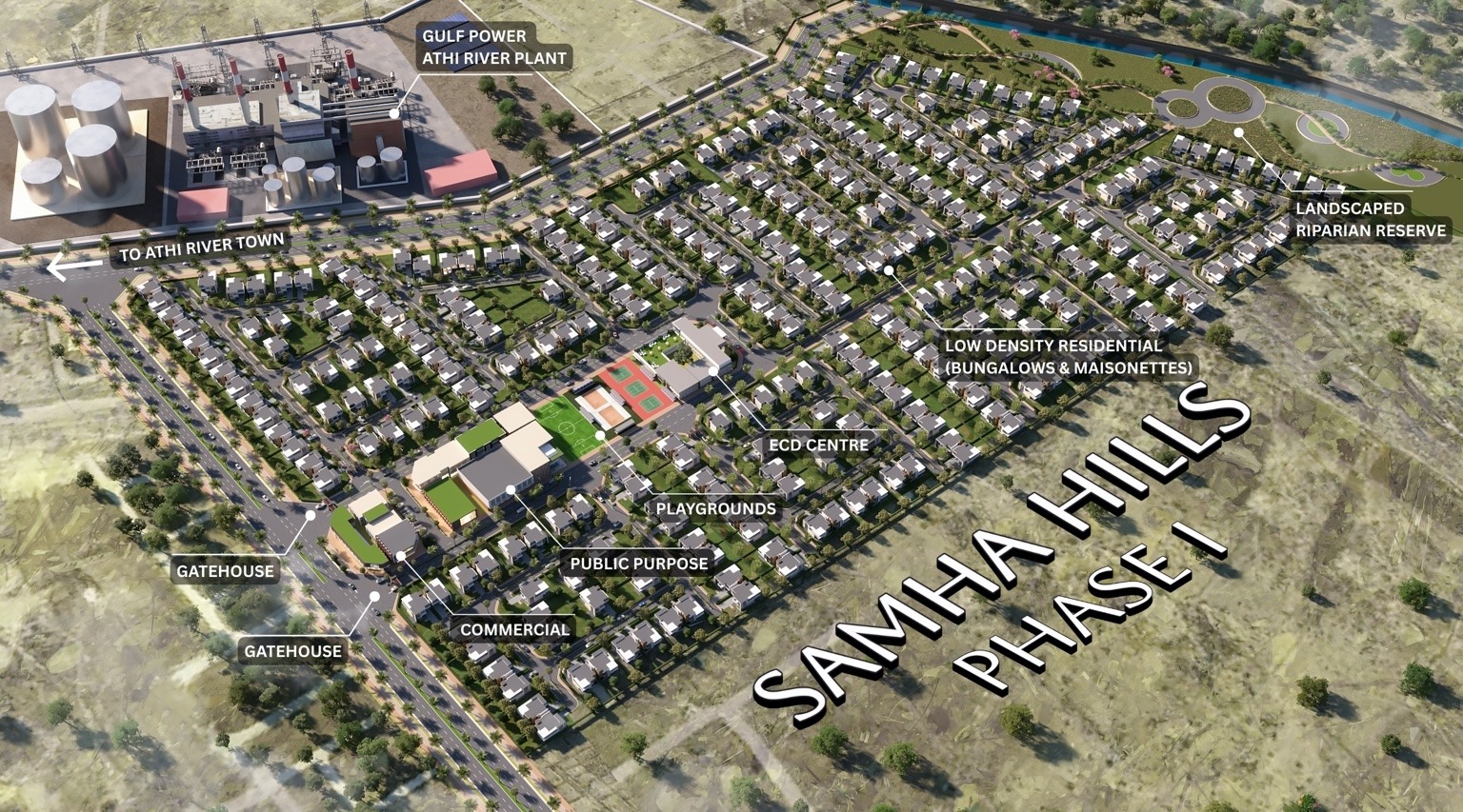 Samha Hills phase one proposed plan